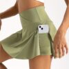 Women's 2-in-1 Tennis Skirt With Inner Pocket Shorts