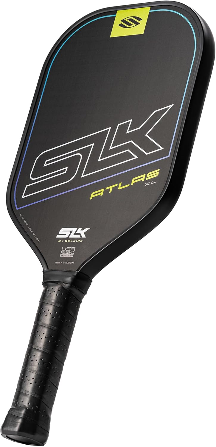 2025 SLK Atlas Pickleball Paddle | Graphite Pickleball Paddle Feature a G5 Control Graphite Face & Polymer Rev-Core+ | Designed in The USA | The Perfect Starter for Any Upcoming Pickleball Player