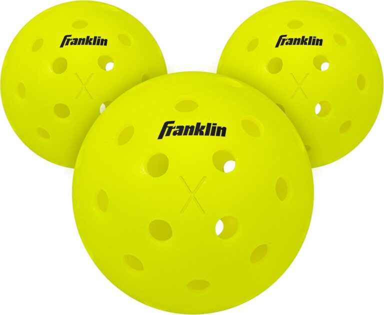 Franklin Sports X-40 Outdoor Pickleballs – Official Ball of USA Pickleball, APP Tour + Pickleball US Open – 3 Packs, 12 Packs, 36 Pickleball Buckets, 50, 100 + 400 Bulk Packs of Regulation Pickleballs