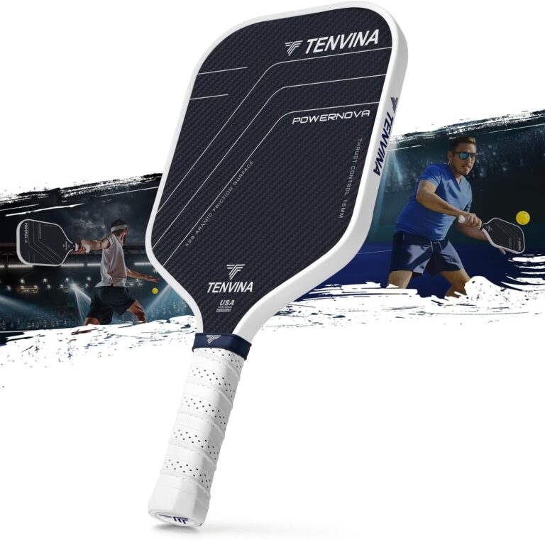 TENVINA Pickleball Paddles, 2025 POWERNOVA Multilayer K29 Aramid Textured Fiber Pickleball Paddle, Forceful Spin and Precise Control, USAPA Approved Pickle Ball Paddle