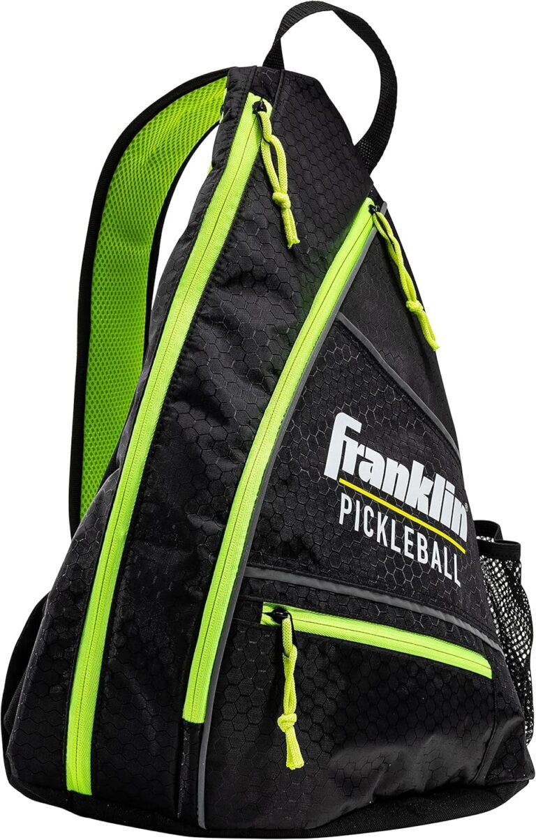 Franklin Sports Sling Bag Backpack for Pickleball Gear + Equipment – Holds Paddles, Balls + Accessories – Official US Open Bag for Men + Women